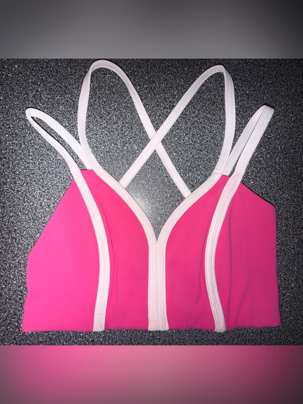 Five Dancewear Hot Pink Dance Bra Top Size Adult X-Small